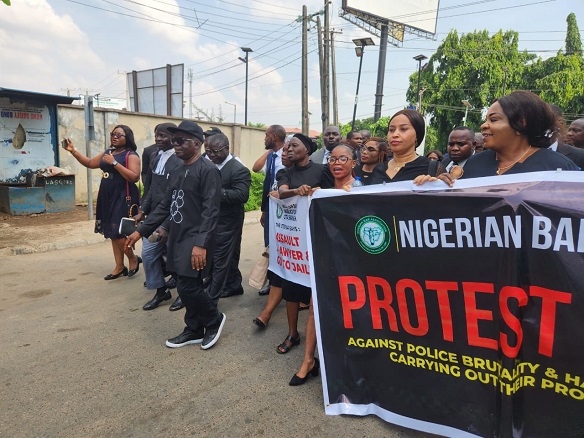Lagos Lawyers Protest Police Brutality