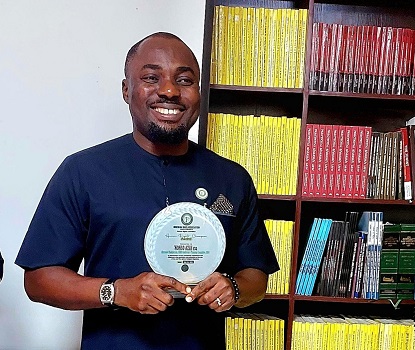Nonso Azih Honoured with Human Rights Champion Award