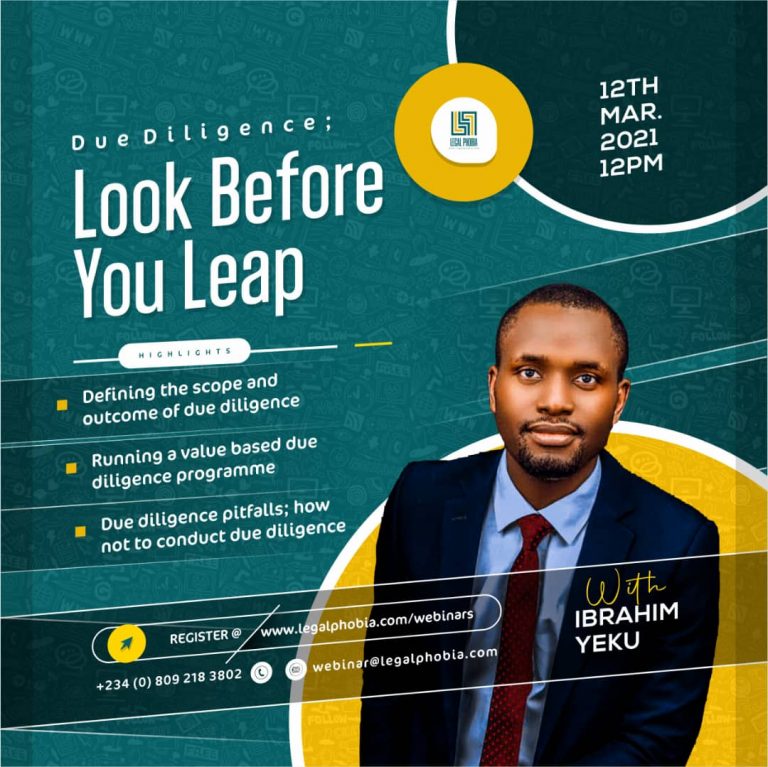 Due Dilligence; Look Before You Leap [Register To Attend]